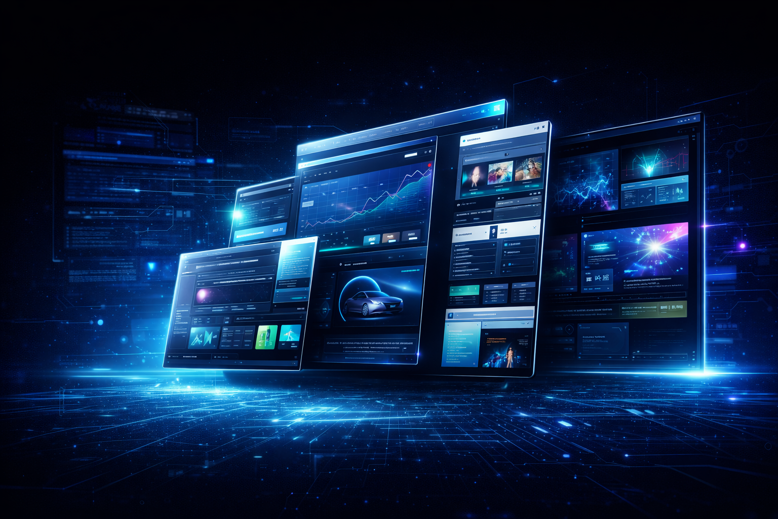 Premium web development interfaces